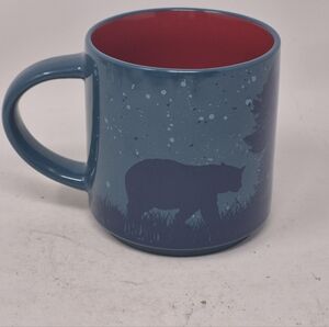 Tim Hortons Collectible Coffee Tea Mug Cup Blue Bear 2017 Read